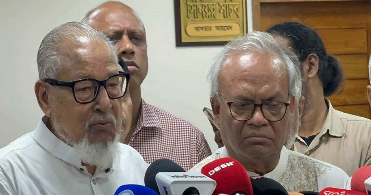 বিএনপির কেন্দ্রীয় নির্বাচন পরিচালনা কমিটির নেতৃত্বে নজরুল-রিজভী